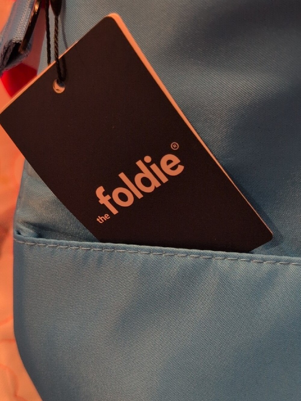 Foldie Blue Travel Duffel Bag for Women - Picture 2 of 5